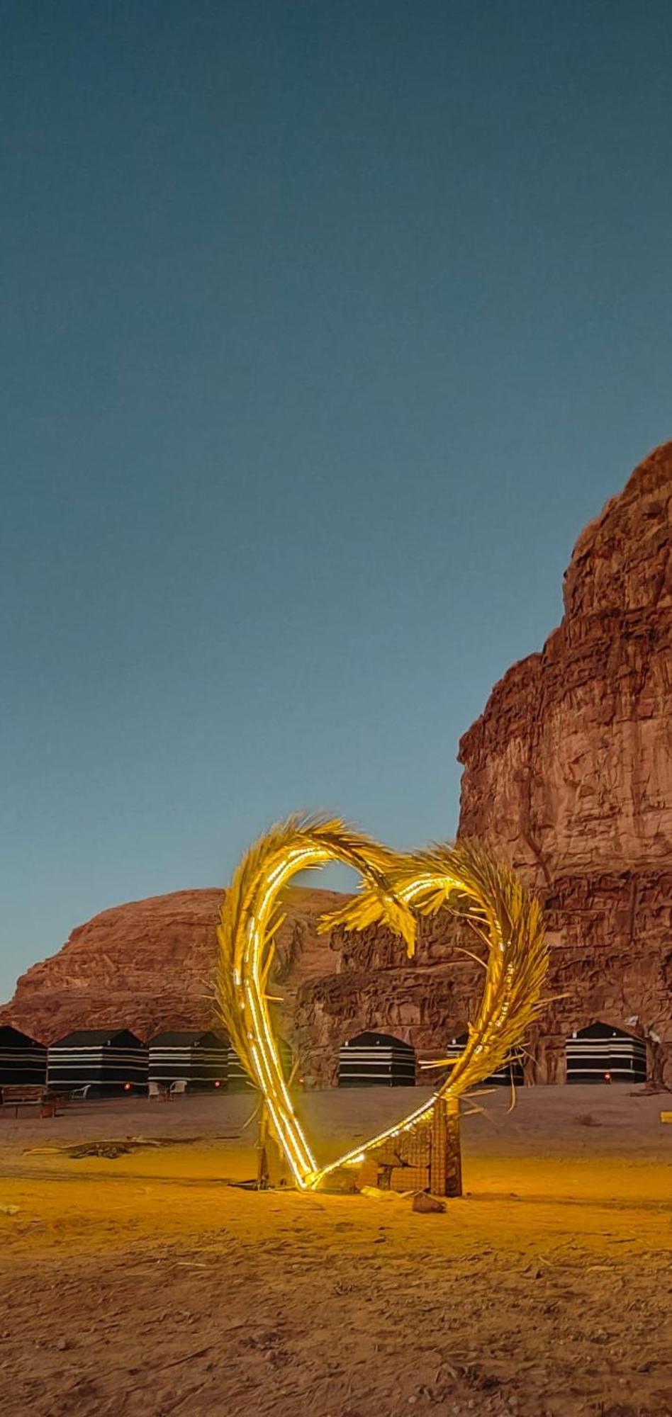 Wadi Rum Desert Heart Camp Exterior foto